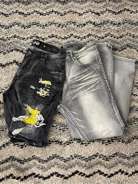 HP AHP Black Washed Denim Jeans